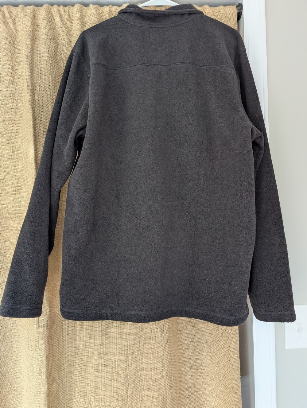 Croft & Barrow Women's Black Half-Zip Fleece Pullover Large - Picture 2 of 3